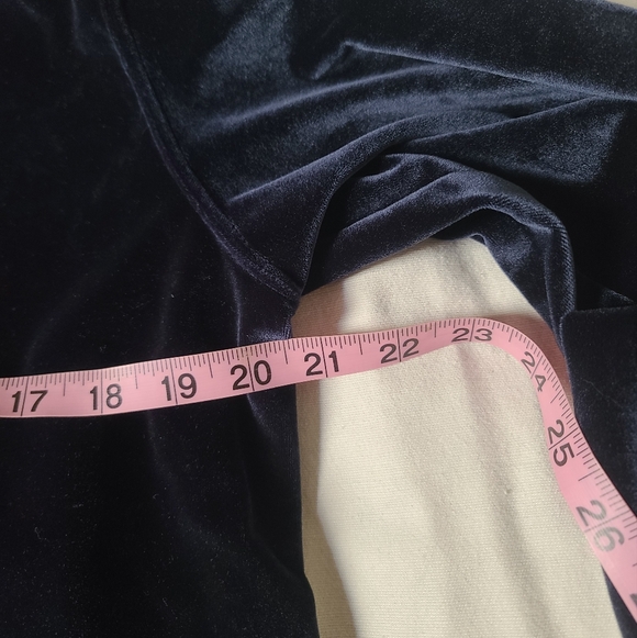 True Religion Navy Velour Classic Buddha Hoodie - Picture 4 of 5